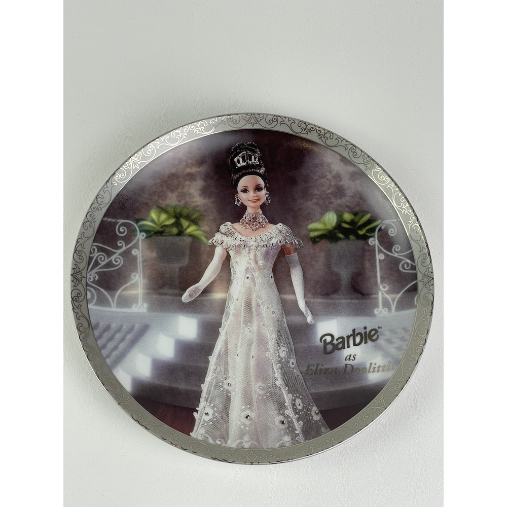 Barbie As Eliza Doolittle Limited Edition Plate 2204/7500 Enesco 1997 Orig Box